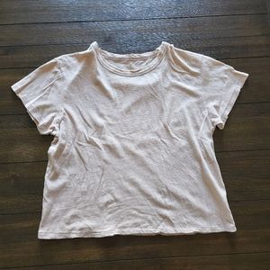 American Eagle Ladies Tee in Coconut